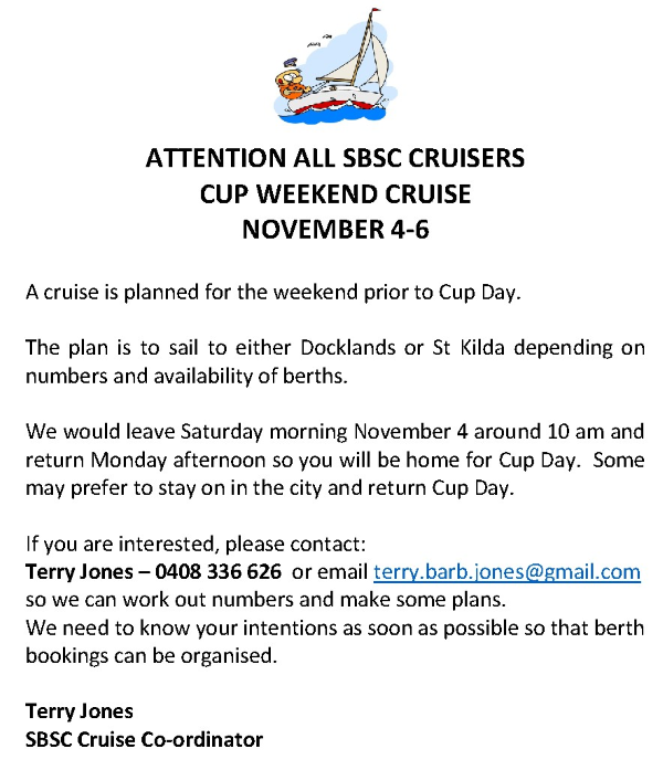 cruising cup weekend