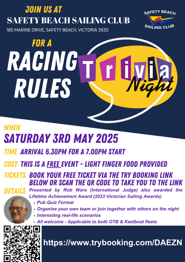 Racing Rules Trivia Night Poster