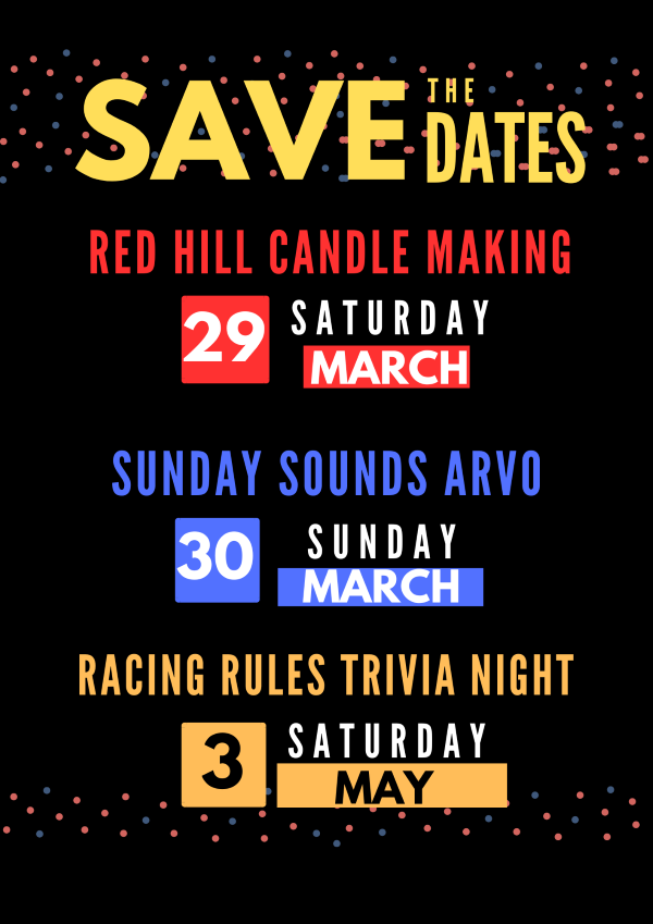Save The Date March May 2025