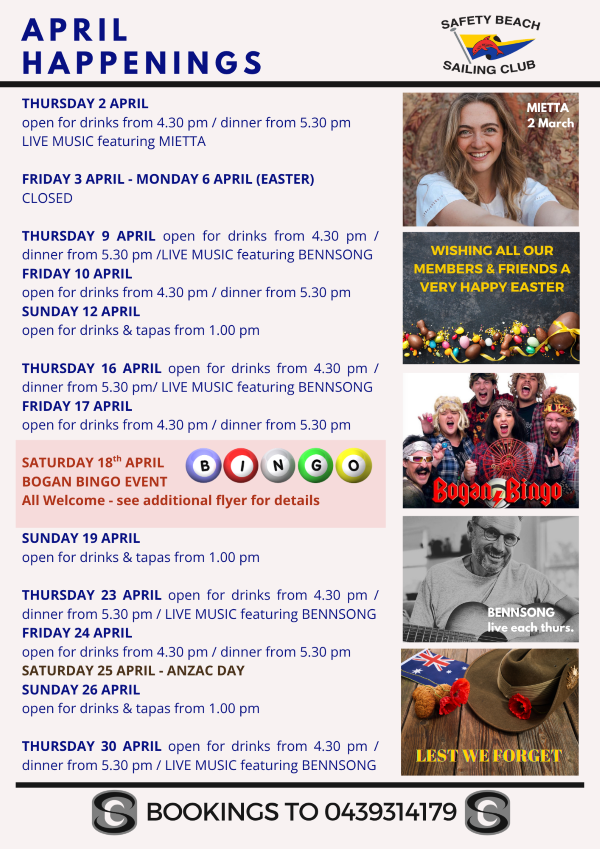 APRIL Happenings 2026