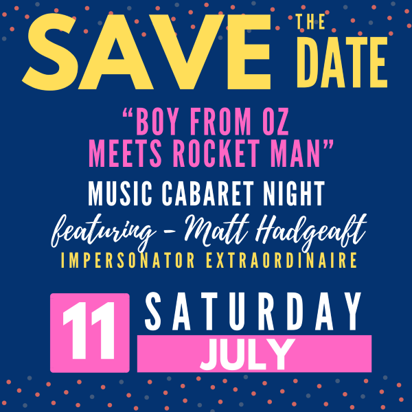 Save The Date Cabaret