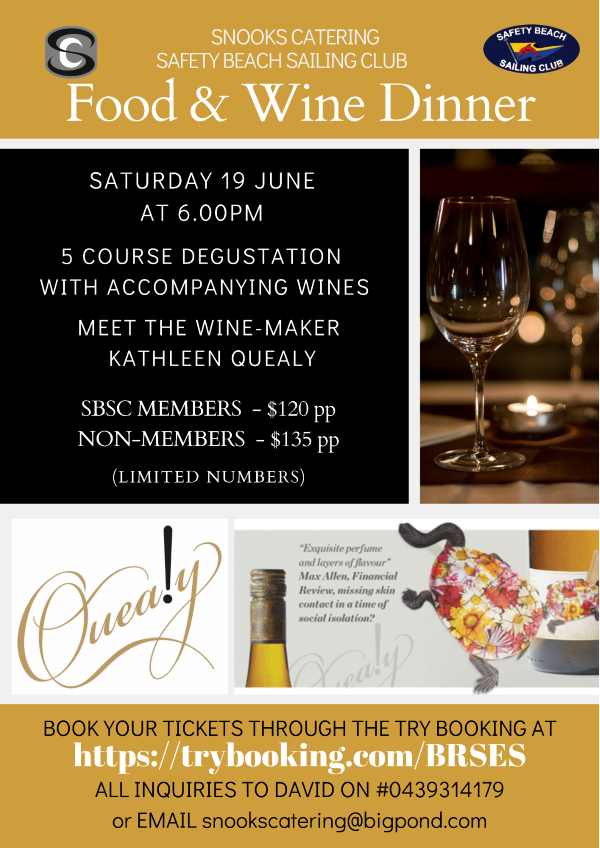 FOOD AND WINE DINNER FLYER 19 JUNE 2021
