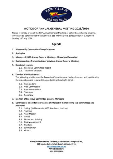 AGM NOM 2024